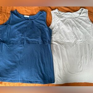 Set of 2 maternity/Nursing tank